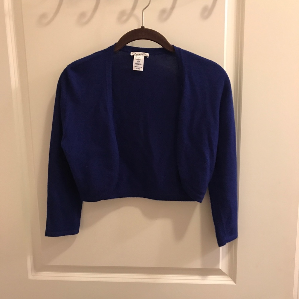 Oscar de la Renta cashmere shrug